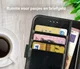Rosso Element Nokia 1 Hoesje Book Cover Zwart afbeelding 6