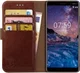 Rosso Element Nokia 7 Plus Hoesje Book Cover Bruin afbeelding 1