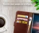 Rosso Element Nokia 8 Sirocco Hoesje Book Cover Bruin afbeelding 9