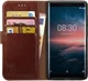 Rosso Element Nokia 8 Sirocco Hoesje Book Cover Bruin afbeelding 1