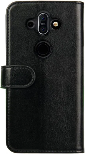 Rosso Element Nokia 8 Sirocco Hoesje Book Cover Zwart afbeelding 4