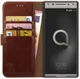 Rosso Element Alcatel 5 Hoesje Book Cover Bruin afbeelding 1