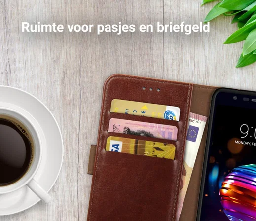 Rosso Element LG K11 Hoesje Book Cover Bruin afbeelding 8