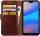 Rosso Element Huawei P20 Lite Hoesje Book Cover Bruin afbeelding 1