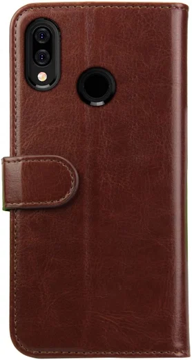 Rosso Element Huawei P20 Lite Hoesje Book Cover Bruin afbeelding 4