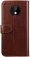 Rosso Element Motorola Moto E5 Hoesje Book Cover Bruin afbeelding 4