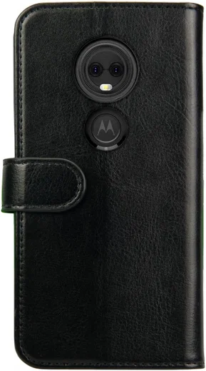 Rosso Element Motorola Moto E5 Plus Hoesje Book Cover Zwart afbeelding 4
