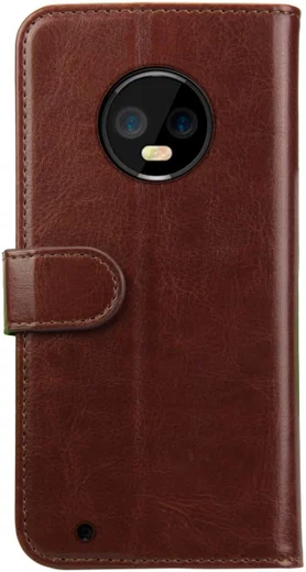 Rosso Element Motorola Moto G6 Hoesje Book Cover Bruin afbeelding 5