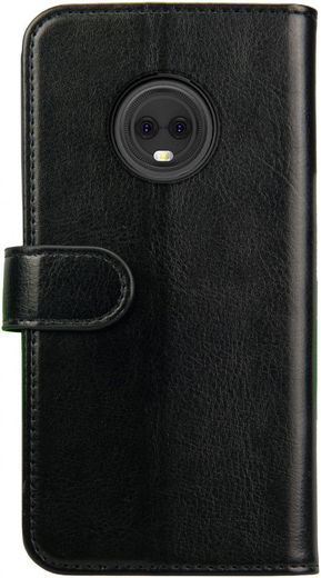 Rosso Element Motorola Moto G6 Play Hoesje Book Cover Zwart afbeelding 2