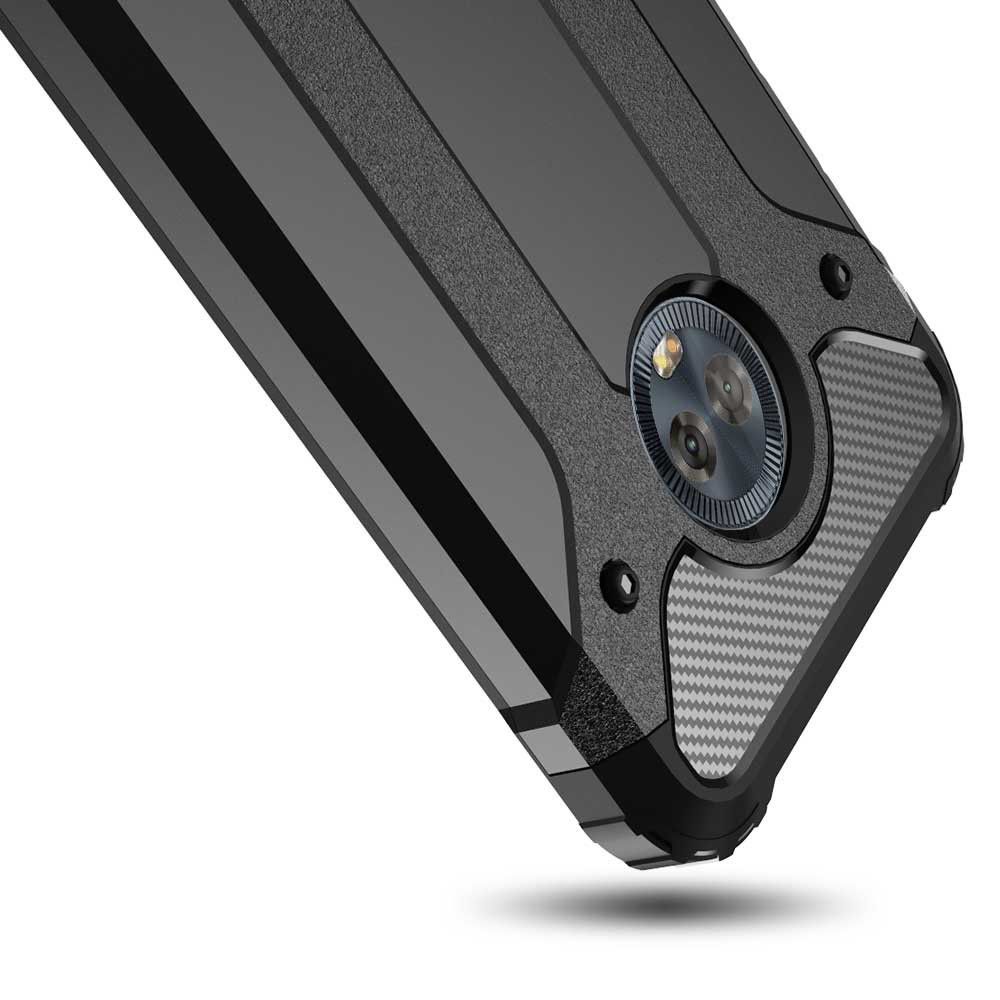 Motorola Moto G6 Hybride Hoesje Zwart afbeelding 3