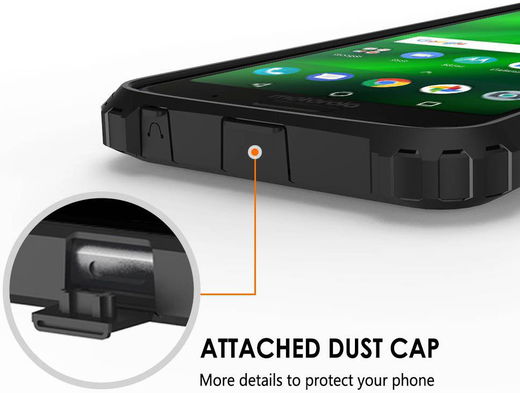 Motorola Moto G6 Hybride Hoesje Zwart afbeelding 4