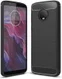 Motorola Moto G6 Geborsteld Hoesje Zwart afbeelding 1