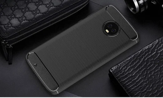 Motorola Moto G6 Geborsteld Hoesje Zwart afbeelding 3