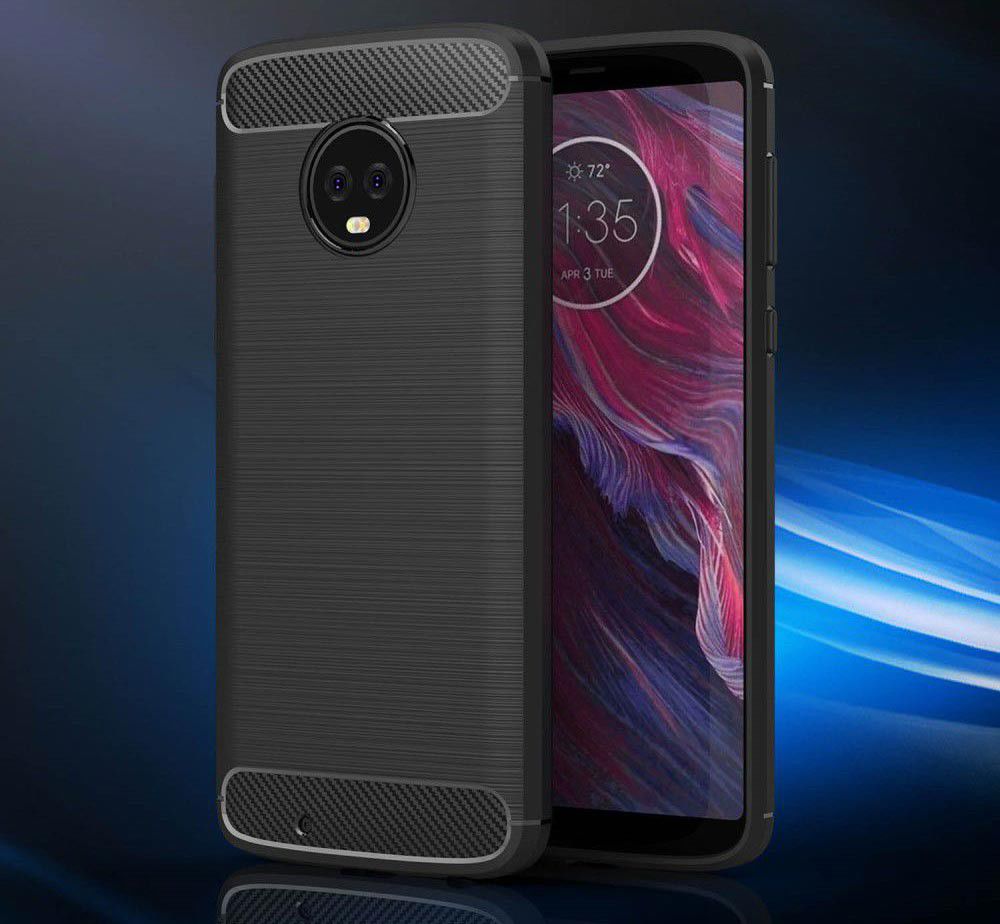 Motorola Moto G6 Geborsteld Hoesje Zwart afbeelding 8
