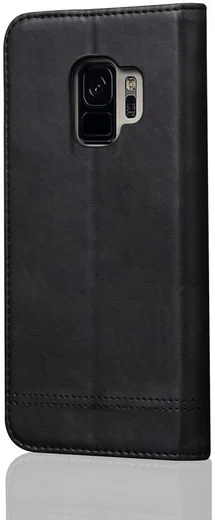 Samsung Galaxy S9 Vintage Portemonnee Hoesje Zwart afbeelding 3