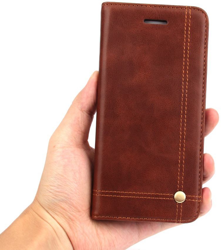 Samsung Galaxy S9 Vintage Portemonnee Hoesje Bruin afbeelding 9