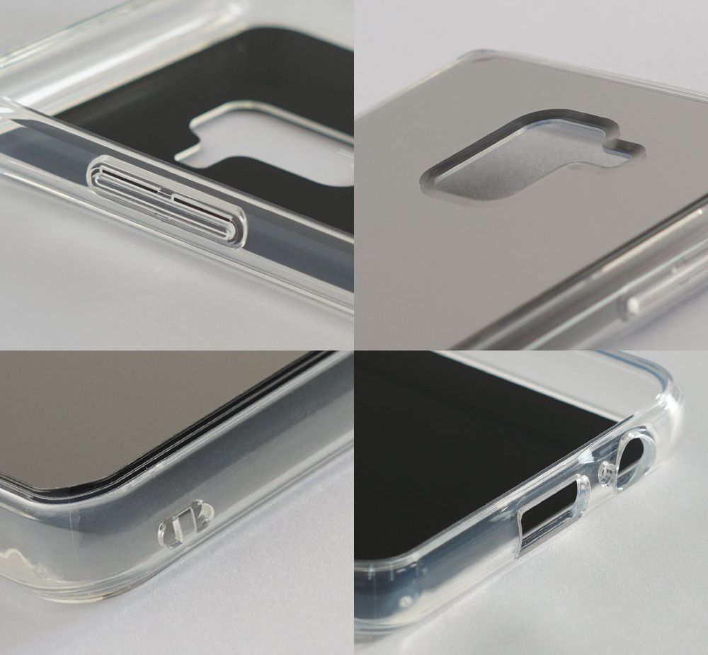 Ringke Fusion Mirror Samsung Galaxy A8 2018 Hoesje Zilver afbeelding 9