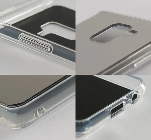Ringke Fusion Mirror Samsung Galaxy A8 2018 Hoesje Zilver afbeelding 9