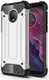 Motorola Moto G6 Plus Hybride Hoesje Zilver afbeelding 1