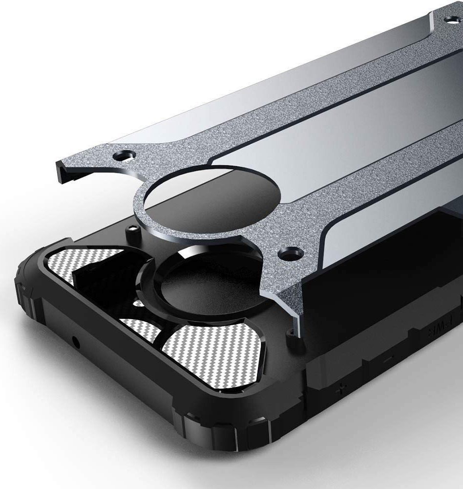 Motorola Moto G6 Plus Hybride Hoesje Zwart afbeelding 5