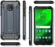 Motorola Moto G6 Plus Hybride Hoesje Blauw afbeelding 3