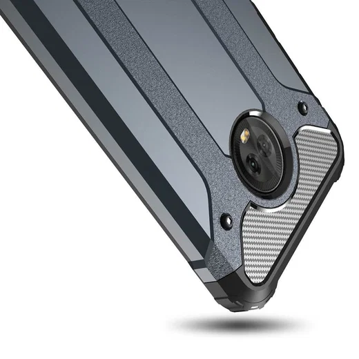Motorola Moto G6 Plus Hybride Hoesje Blauw afbeelding 5
