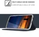 Motorola Moto G6 Plus Flip Hoesje met Kaart Houder Blauw afbeelding 7