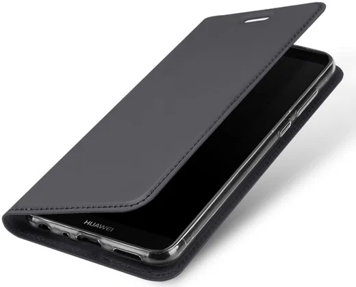 Dux Ducis Premium Book Case Huawei P Smart Hoesje Grijs afbeelding 1