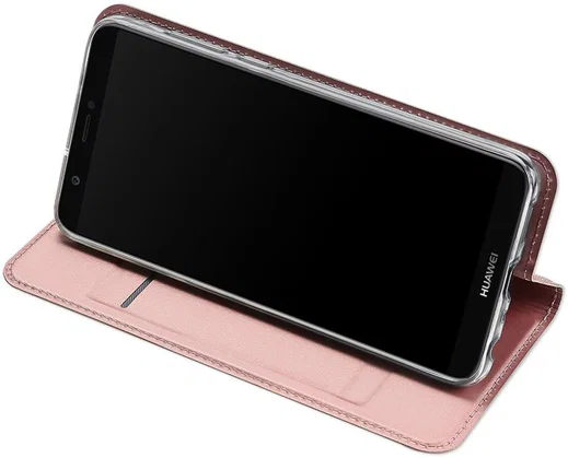 Dux Ducis Premium Book Case Huawei P Smart Hoesje Roze afbeelding 6