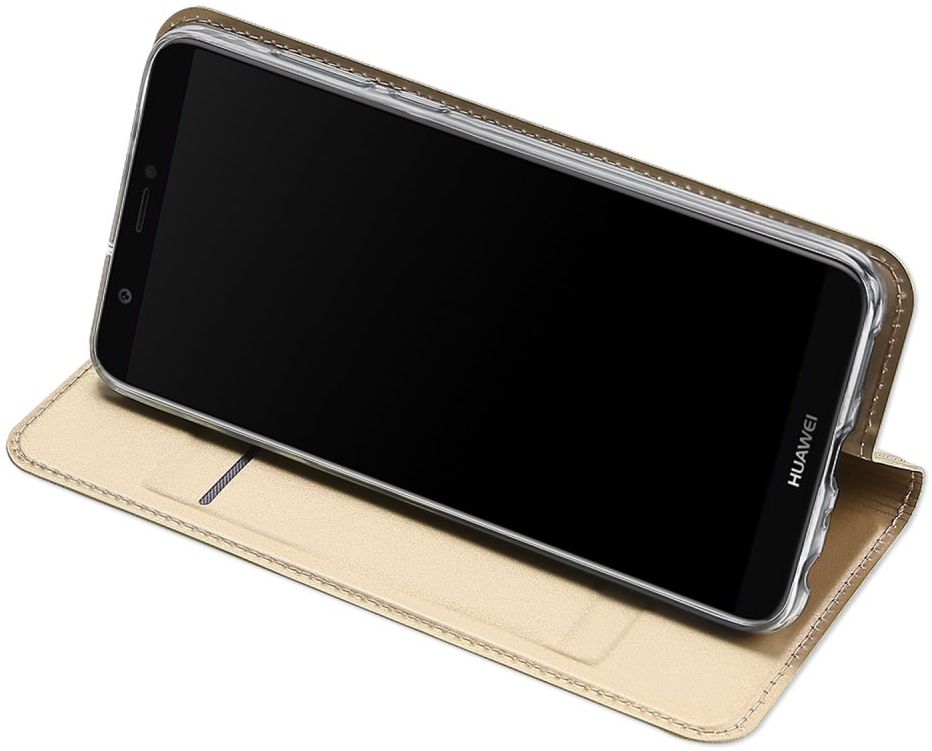 Dux Ducis Skin Pro Series Book Case Huawei P Smart Hoesje Goud afbeelding 6