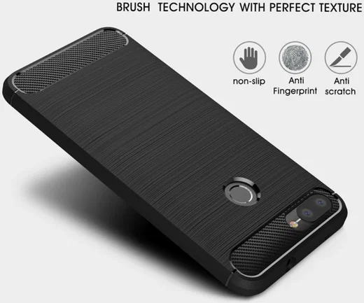 Asus Zenfone Max Plus Geborsteld TPU Hoesje Blauw afbeelding 9