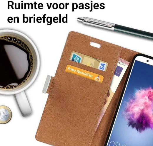 Huawei P Smart Portemonnee Hoesje Kleurrijke Boom afbeelding 10