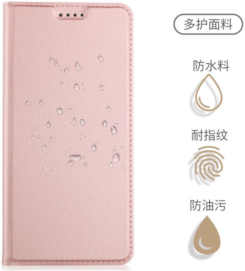 Sony Xperia XZ2 Compact  Book Case met Kaarthouder Roze Goud afbeelding 4