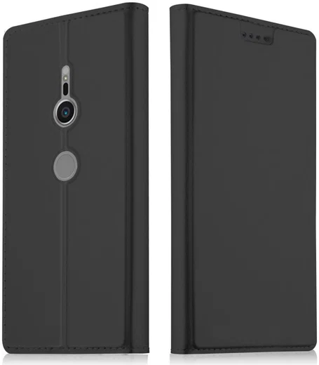 Sony Xperia XZ2 Book Case met Kaarthouder Zwart afbeelding 1