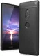 Sony Xperia XZ2 Hoesje TPU Met Leren Textuur Zwart afbeelding 1