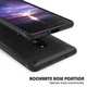 Sony Xperia XZ2 Hoesje TPU Met Leren Textuur Zwart afbeelding 3