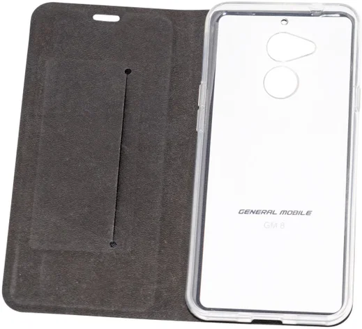 General Mobile GM8 Origineel Flip Hoesje Wit afbeelding 3