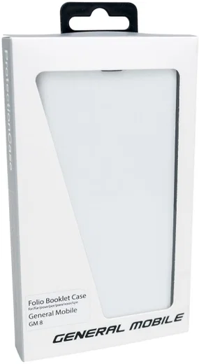 General Mobile GM8 Origineel Flip Hoesje Wit afbeelding 4