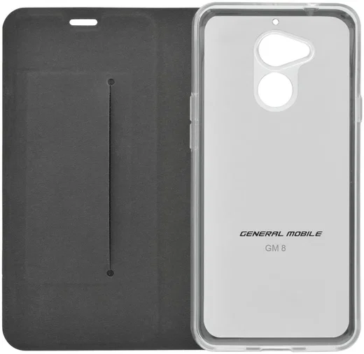 General Mobile GM8 Origineel Flip Hoesje Wit afbeelding 1