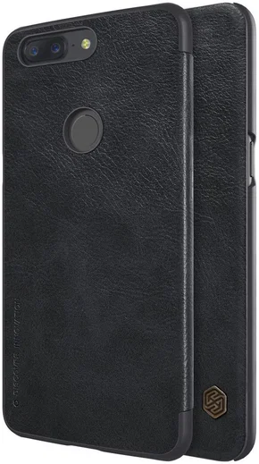 Nillkin Qin Series Flip Hoesje OnePlus 5T Zwart afbeelding 3