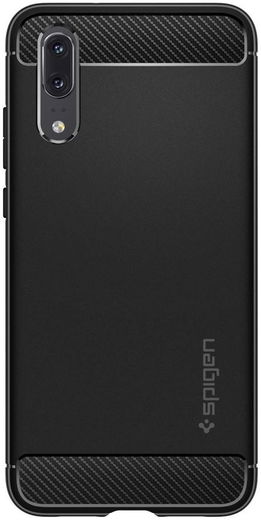 Spigen Rugged Armor Huawei P20 Hoesje Zwart afbeelding 5