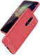 Nokia 6 (2018) Geborsteld TPU Hoesje Rood afbeelding 2
