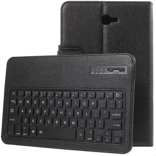 Samsung Galaxy Tab A 10.1 (2016) Bluetooth Toetsenbord Case Zwart afbeelding 9