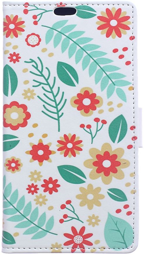 Sony Xperia XA2 Portemonnee Print Hoesje Leaves afbeelding 1