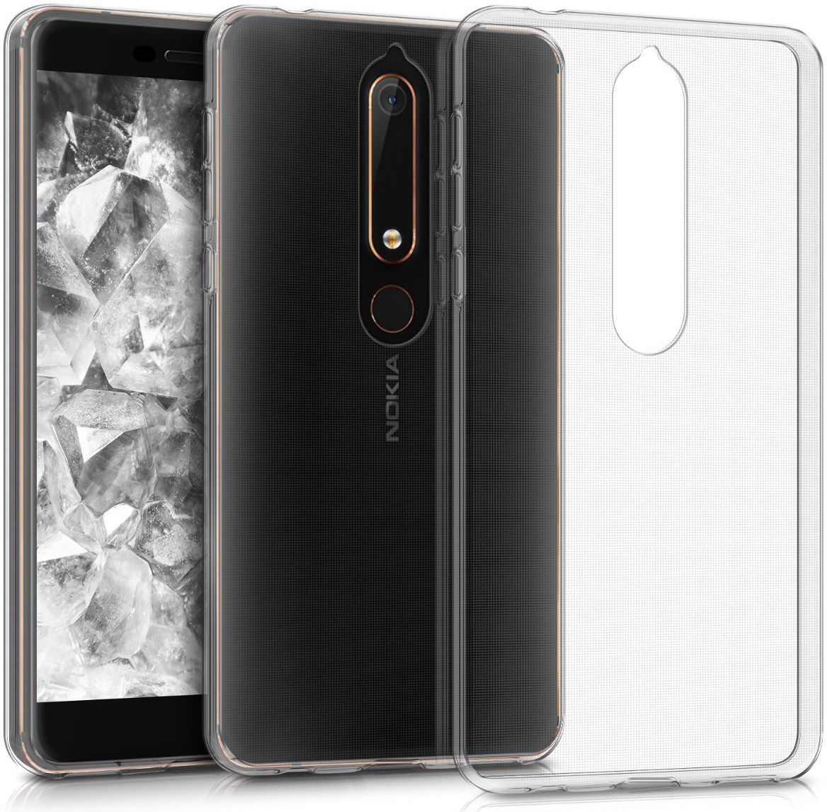 Nokia 6 (2018) Transparant Hoesje afbeelding 1