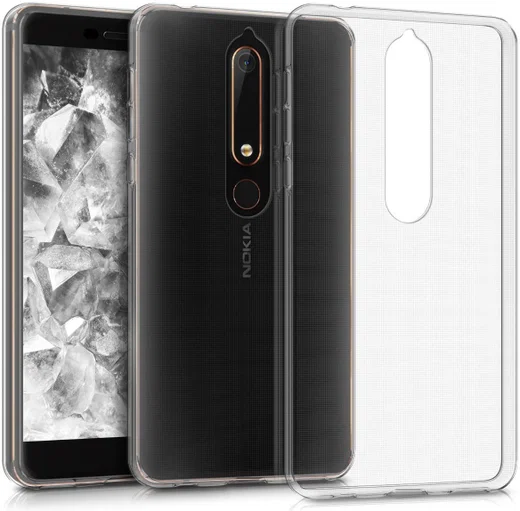 Nokia 6 (2018) Transparant Hoesje afbeelding 1