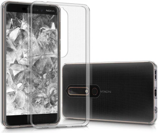 Nokia 6 (2018) Transparant Hoesje afbeelding 3