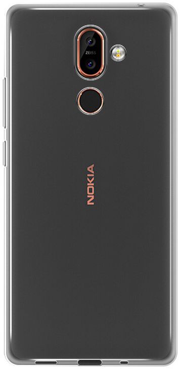 Nokia 7 Plus Transparant Hoesje afbeelding 2