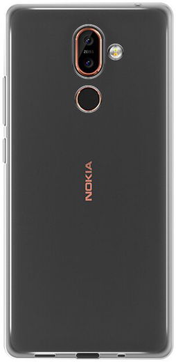 Nokia 7 Plus Transparant Hoesje afbeelding 2