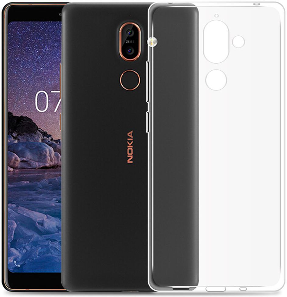Nokia 7 Plus Transparant Hoesje afbeelding 5